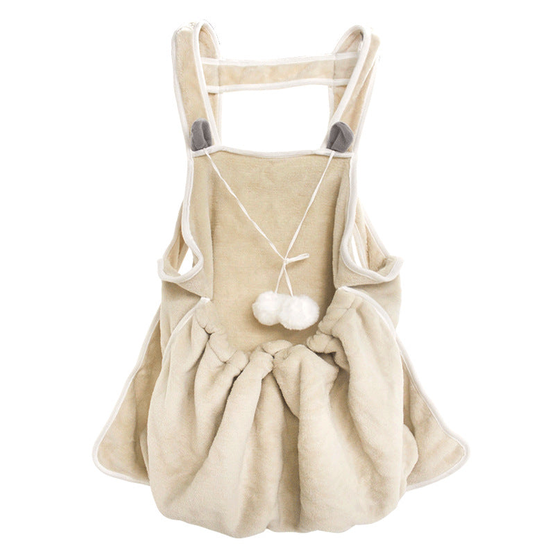 Women's Pet Apron for Cats and Small Dogs, Non-Stick and Anti-Grab Design