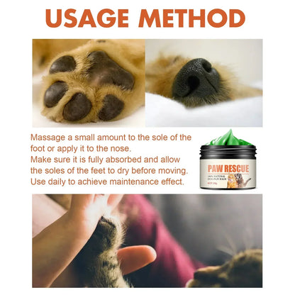 Pet Paw Care Cream and Cleaner for Dogs and Cats - Moisturizing Balm for Healthy Paws, 30G