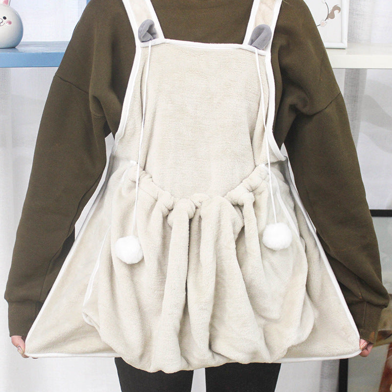 Women's Pet Apron for Cats and Small Dogs, Non-Stick and Anti-Grab Design