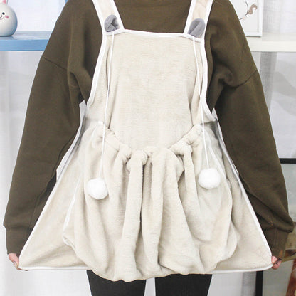 Women's Pet Apron for Cats and Small Dogs, Non-Stick and Anti-Grab Design