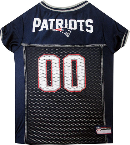 NFL New England Patriots Officially Licensed Dog Jersey, XXX-Large