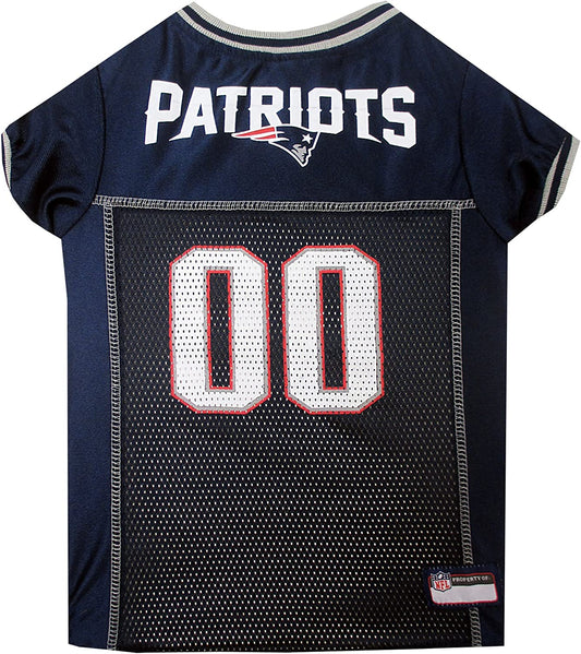 NFL New England Patriots Officially Licensed Dog Jersey, XXX-Large