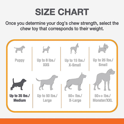 Medium Power Chew Dog Toy Bundle for Dogs Up to 30 lbs