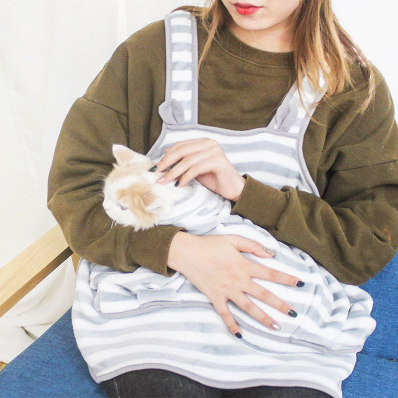 Women's Pet Apron for Cats and Small Dogs, Non-Stick and Anti-Grab Design